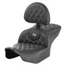 Saddlemen Roadsofa Lattice Stitch Sadel till Harley