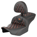 Saddlemen Roadsofa Lattice Stitch Sadel till Harley