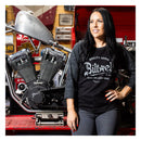 Biltwell Script Baseball Longsleeve Ladies  - Customhoj