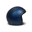 DMD Retro Metallic Open Motorcycle Helmet Matte Deep Blue / XS (54cm)  - Customhoj