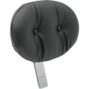 Drag Specialties EZ Glide II Motorcycle Backrest Large / Pillow Black  - Customhoj