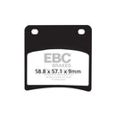 EBC Organic Front Brake Pads for Suzuki GSX 1100 F GV72A 88-94