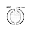 EBC Rear Brake Shoes for Honda CB 400 F 75-79