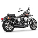 Freedom Performance Amendment Side Slash Exhaust for Harley 06-17 Dyna (excl. FLD) / Black  - Customhoj