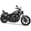 Freedom Performance Shorty Turn Out Straight Cut 2-into-1 Exhaust for Indian 22-25 Chief / Black / Chrome  - Customhoj