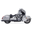 Freedom Performance Union 2-into-1 Exhaust for Indian 14-25 Roadmaster / Springfield / Black / Slash Cut Chrome  - Customhoj