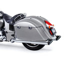 Freedom Performance Union Ghost Muffler for Indian 14-21 Chieftain / Chrome / Slash Cut Sculpted Black  - Customhoj