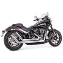 Freedom Performance Upsweep Classic Exhaust for Harley 18-25 Softail (read note) (excl. Fat Boy / Breakout) / Chrome / Sculpted Black  - Customhoj