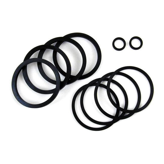 Front Brake Caliper Seal Kit for Harley 00-07 Big Twin (excl. Springers) (1 kit for 4 pistons) (Replaces OEM: 44315-00)