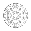 Moto-Master Brake Disc Aprilia RSV 4 1000 RF 17-18 Moto-Master Halo Front Right Brake Disc for Aprilia Customhoj