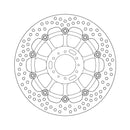 Moto-Master Brake Disc Honda CBR 600 F 99-00 Moto-Master Halo Front Left Brake Disc for Honda Customhoj