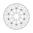 Moto-Master Brake Disc Honda CRF 1000 L Africa Twin 16-20 Moto-Master Halo Front Left Brake Disc for Honda Customhoj