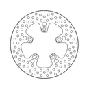 Moto-Master Brake Disc Kawasaki ZX-7R Ninja 750 96-03 Moto-Master Halo Rear Brake Disc for Kawasaki Customhoj