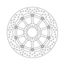 Moto-Master Brake Disc KTM 990 Superduke 05-12 Moto-Master Halo Front Right Brake Disc for KTM Customhoj