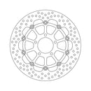 Moto-Master Brake Disc Suzuki SV 1000 S 03-07 Moto-Master Halo Front Left Brake Disc for Suzuki Customhoj