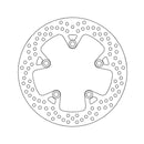 Moto-Master Brake Disc Yamaha FZ1-N 1000 Fazer 06-15 Moto-Master Halo Rear Brake Disc for Yamaha Customhoj