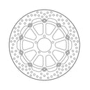 Moto-Master Brake Disc Yamaha YZF R1 1000 SP 2006 Moto-Master Halo Front Left Brake Disc for Yamaha Customhoj