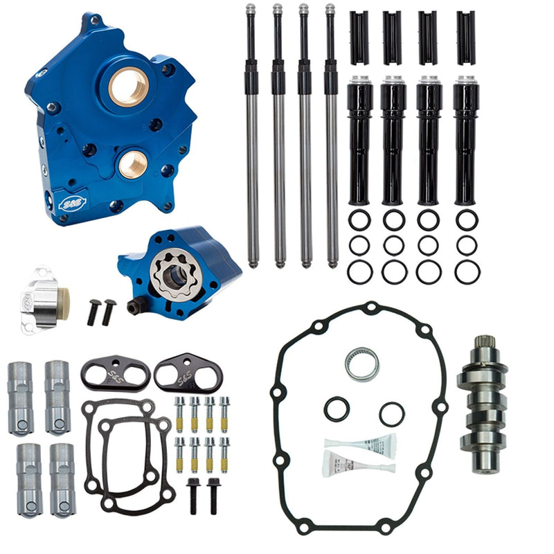 S&S Cam Chest Kit for Harley Milwaukee Eight 17-23 M8 Oil Cooled / 465C Chain Drive Cam / Black
