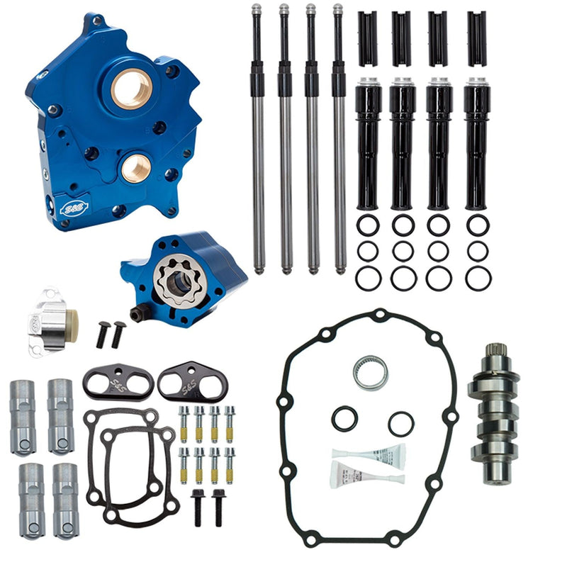 S&S Cam Chest Kit for Harley Milwaukee Eight 17-23 M8 Oil Cooled / 475C Chain Drive Cam / Black