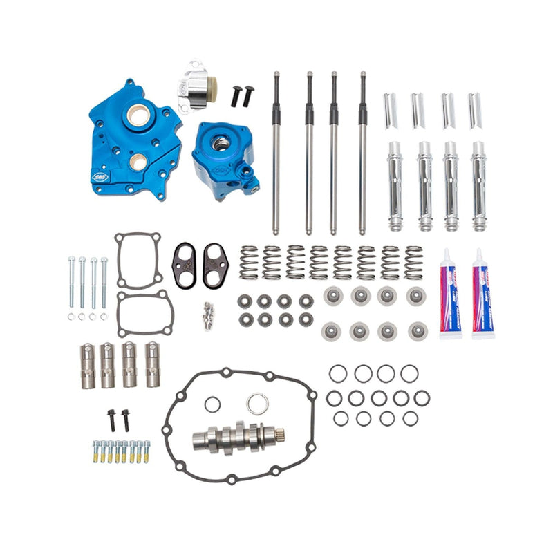 S&S Cam Chest Kit for Harley Milwaukee Eight 17-23 M8 Twin Cooled / 550C Chain Drive Cam / Chrome