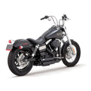 Vance & Hines Shortshots Staggered Exhaust for Harley 12-17 Dyna (excl. FLD) / Black  - Customhoj