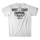 West Coast Choppers Motorcycle T-Shirt White/Black / S  - Customhoj