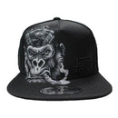 LETHAL THREAT Keps Lt Gorilla Cigar Keps Med Flat Bill Svart Customhoj