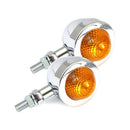 MCS Blinkers Pointed Bullet Blinkers Krom Customhoj