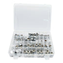 MCS Täckkåpskit HD SmoothTopps Täckkåpor Komplett Set Hel MC HD Touring 84-16 Svart / Krom Customhoj