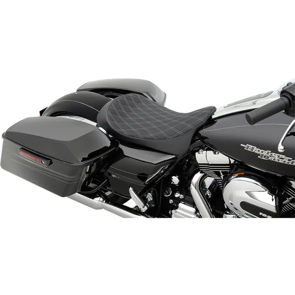 Drag Specialties EZ-ON Low Profile Solo Sadel till Harley