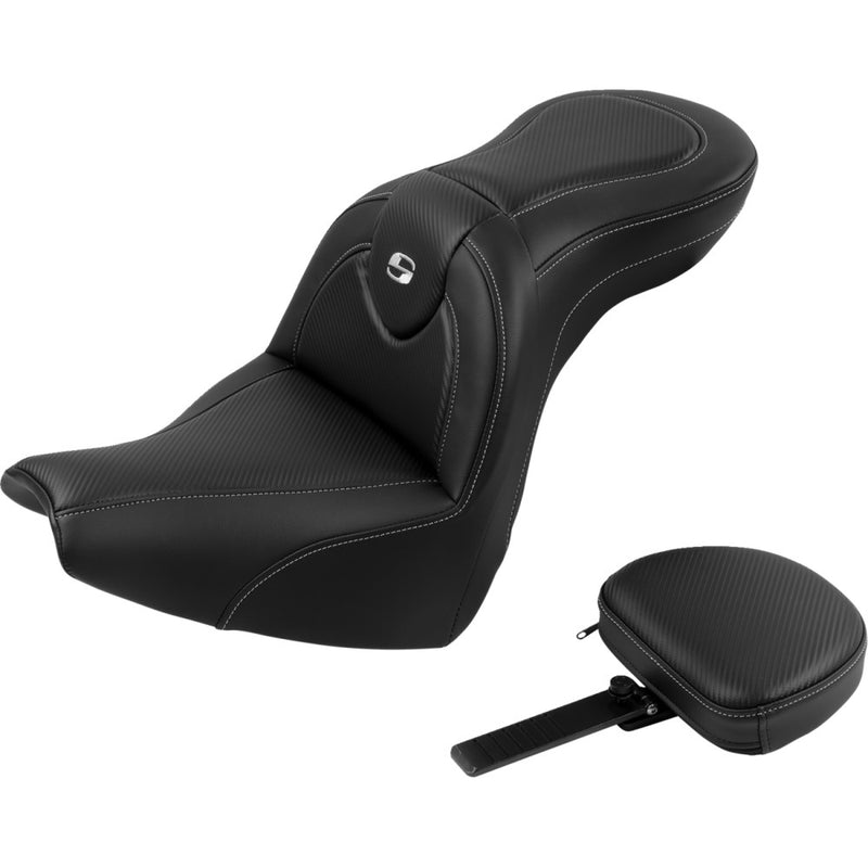 Saddlemen Roadsofa Plain Sadel till Harley