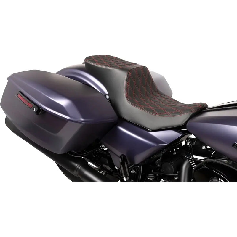 Drag Specialties Performance Predator 2-Up Sadel till Harley