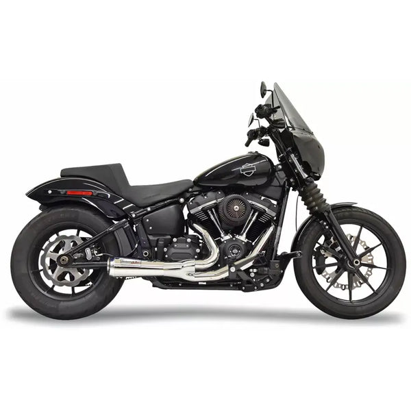 Bassani The Ripper Short 2-till-1 Katalysator Avgassystem till Harley