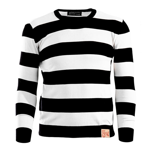 13 1/2 Outlaw Sweater Black/White / S