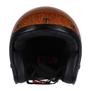 13 1/2 Skull Bucket Open Motorcycle Helmet  - Customhoj