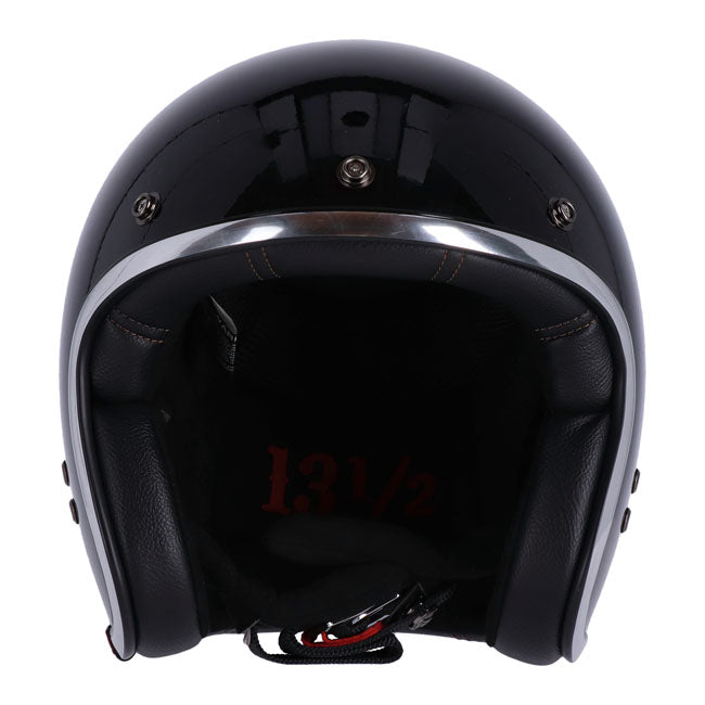 13 1/2 Skull Bucket Open Motorcycle Helmet