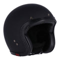 13 1/2 Skull Bucket Open Motorcycle Helmet Matte Black / XS (53-54cm)