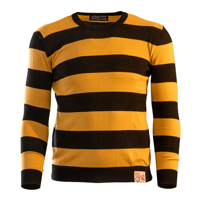 13 And A Half Magazine Sweater Black/Yellow / S 13 1/2 Outlaw Sweater Customhoj