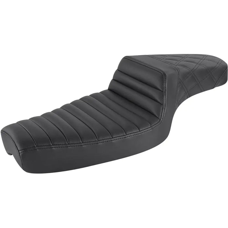 Saddlemen Step-Up Tuck-n-Roll / Lattice Stitch Sadel till Harley