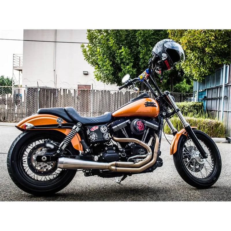 Bassani Road Rage III Rostfritt 2-till-1 Avgassystem till Harley