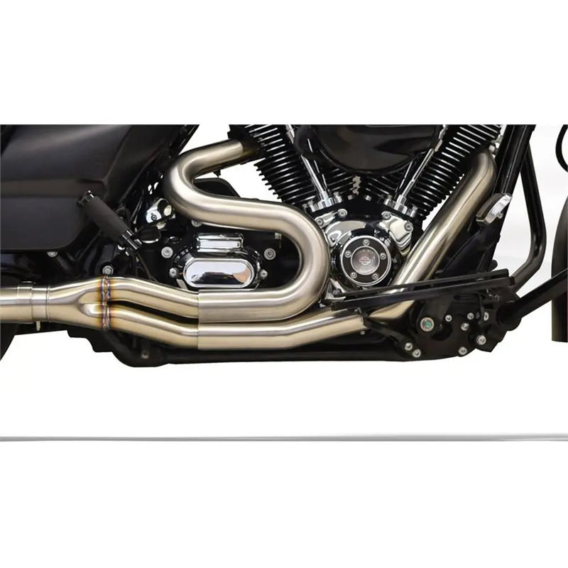 Bassani Road Rage III Long Rostfritt 2-till-1 Avgassystem till Harley