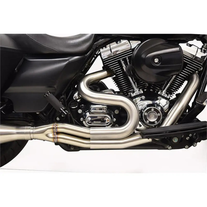 Bassani Road Rage III Long Rostfritt 2-till-1 Avgassystem till Harley