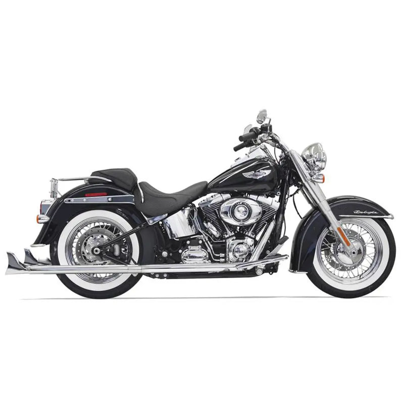 Bassani Fishtail True Dual Avgassystem till Harley