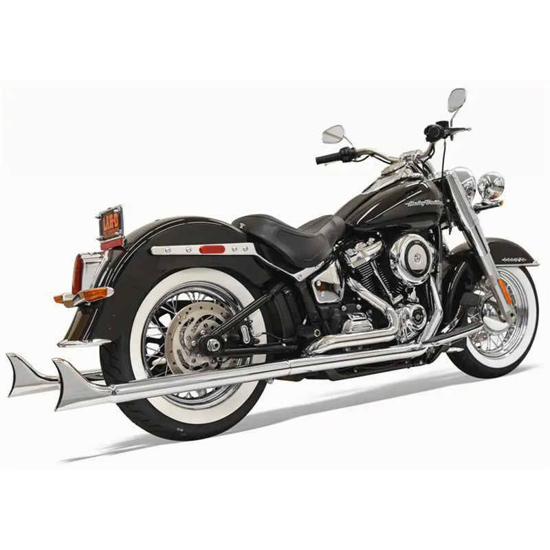 Bassani Fishtail True Dual Avgassystem till Harley