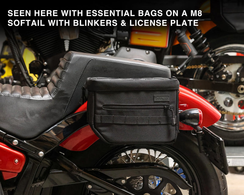 Thrashin Supply Hard Mount Stödfästen Sidoväskor till Harley