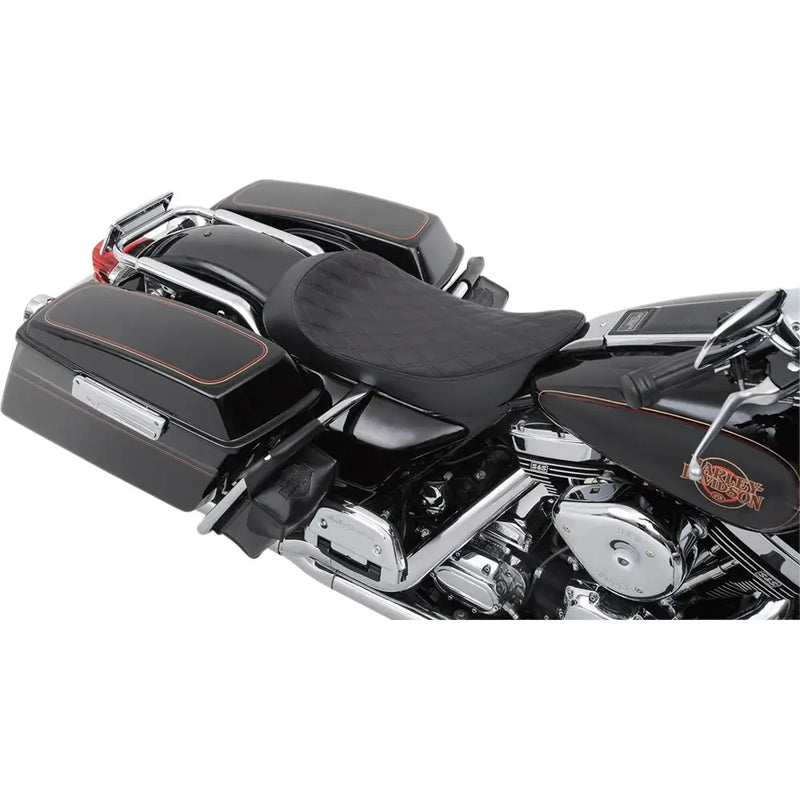 Drag Specialties EZ-ON Low Profile Solo Sadel till Harley