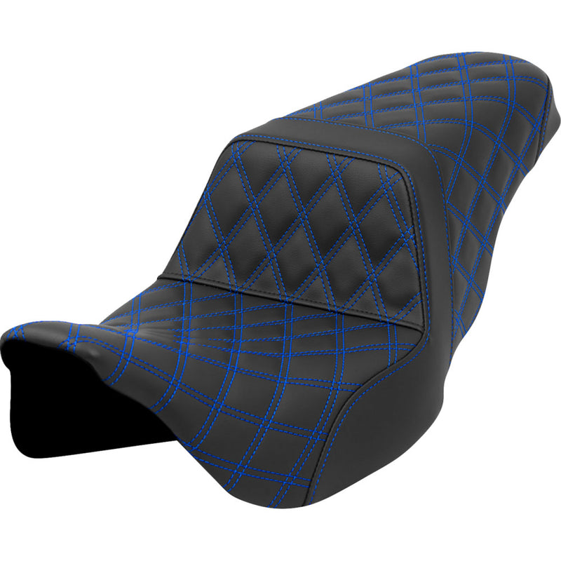 Saddlemen Step-Up Lattice Stitch Sadel till Harley
