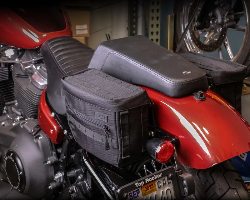 Thrashin Supply Hard Mount Stödfästen Sidoväskor till Harley
