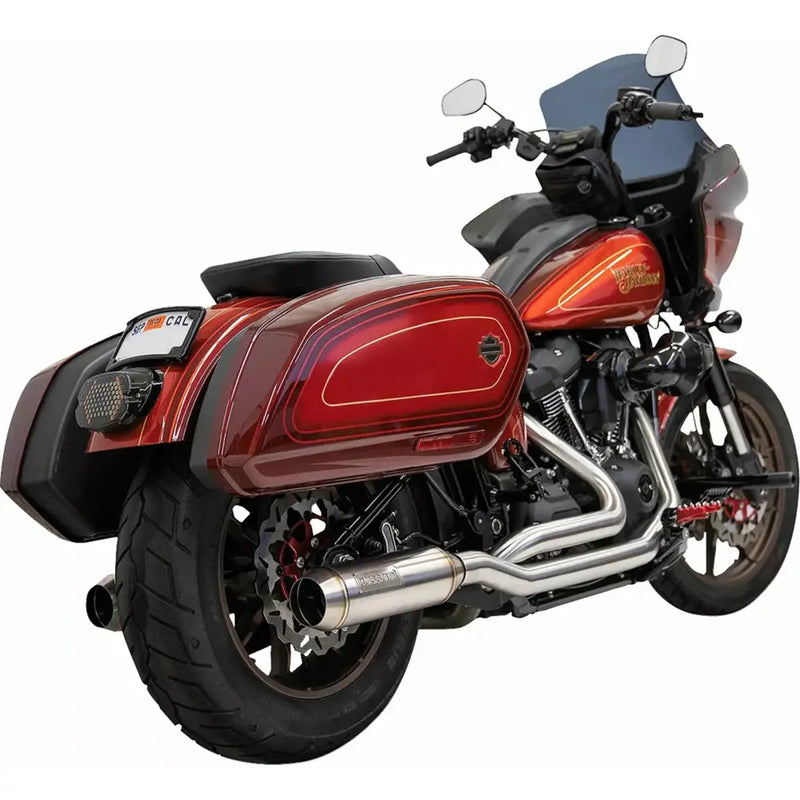 Bassani True Dual Rostfritt Super Bike Avgassystem till Harley