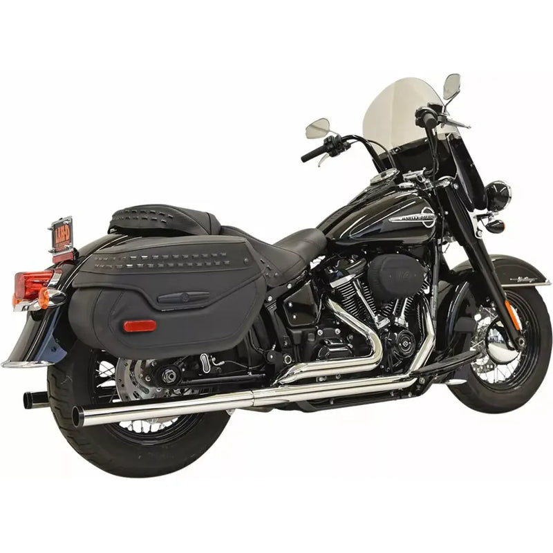 Bassani Chrome Duals Avgassystem till Harley